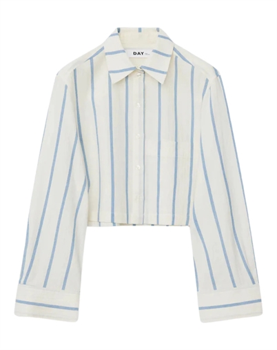 Issa Striped Cotton Skjorte - Day Birger et Mikkelsen